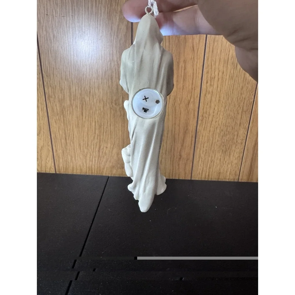 NEW 2025 Cracker Barrel Ghost With Crystal Ball Ornament Light Up NWT